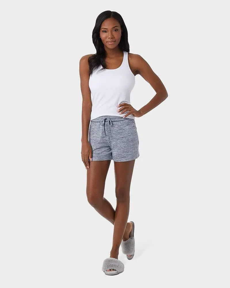 32 DEGREEES Womens Soft Rib Racerback Bra Tank | with Built-in Cups | Fitted