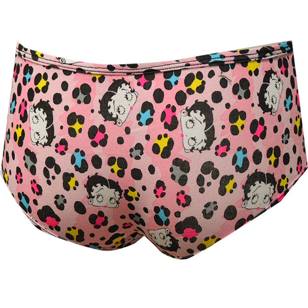 Betty Boop Animal Print Boy Short Panty