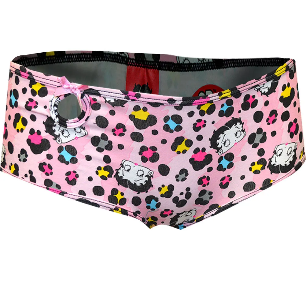 Betty Boop Animal Print Boy Short Panty