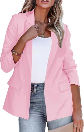 Blazers for Women Business Casual Long Sleeve Jackets Work Casual Office Blazer Suit Lightweight Elegant Jacket