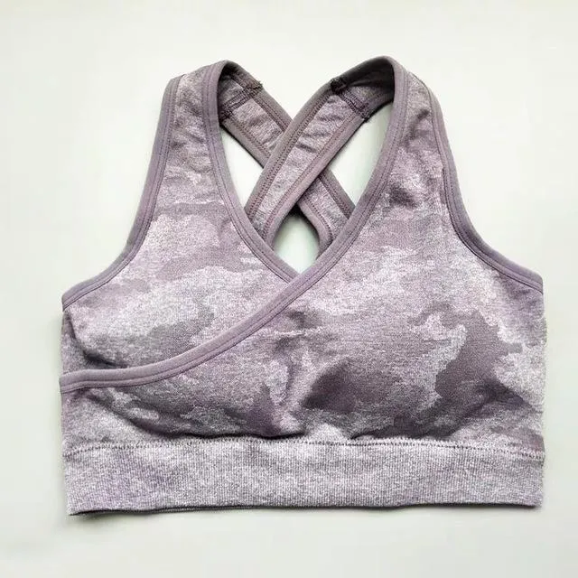 Camo Bae Seamless Sports Bra