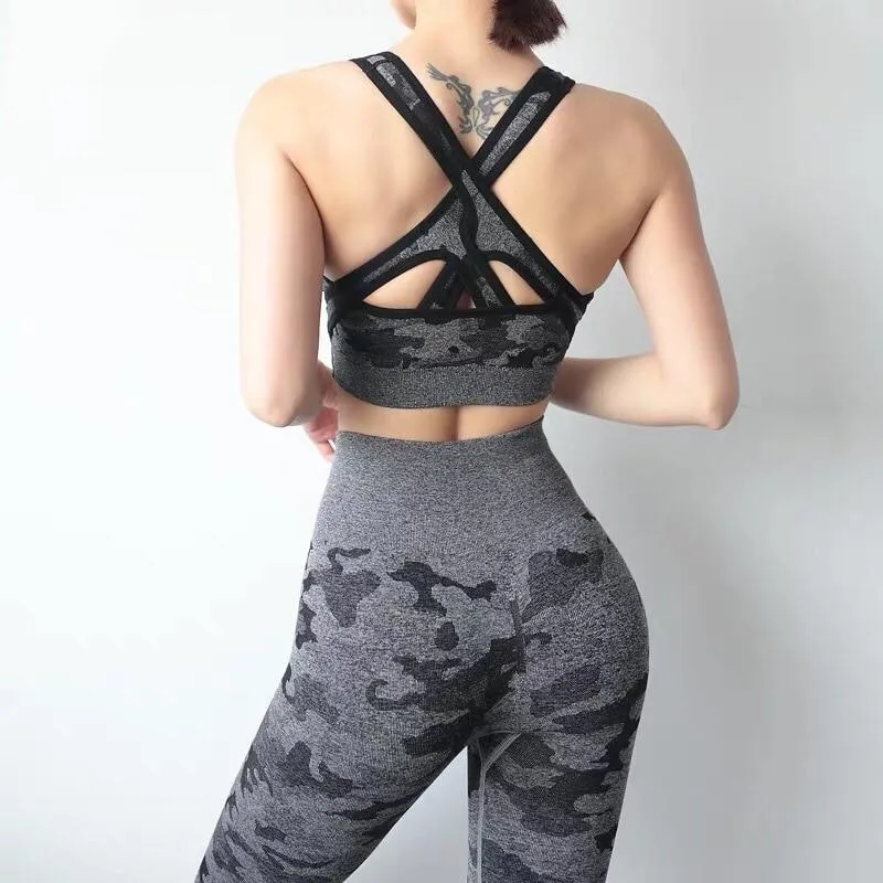 Camo Bae Seamless Sports Bra