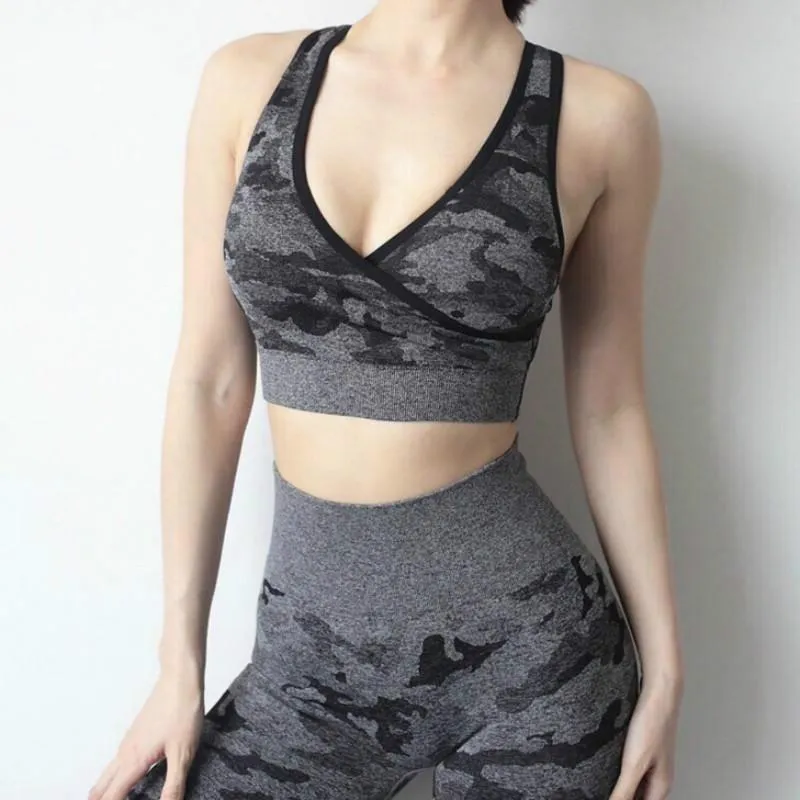 Camo Bae Seamless Sports Bra