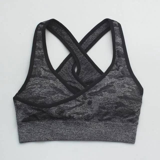Camo Bae Seamless Sports Bra