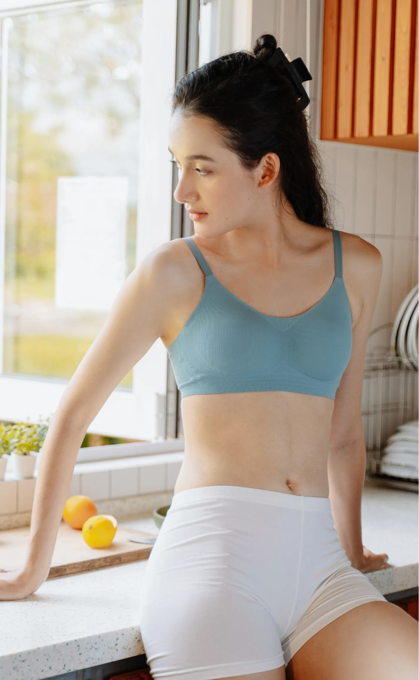Clouds • Seamless Rib Bra