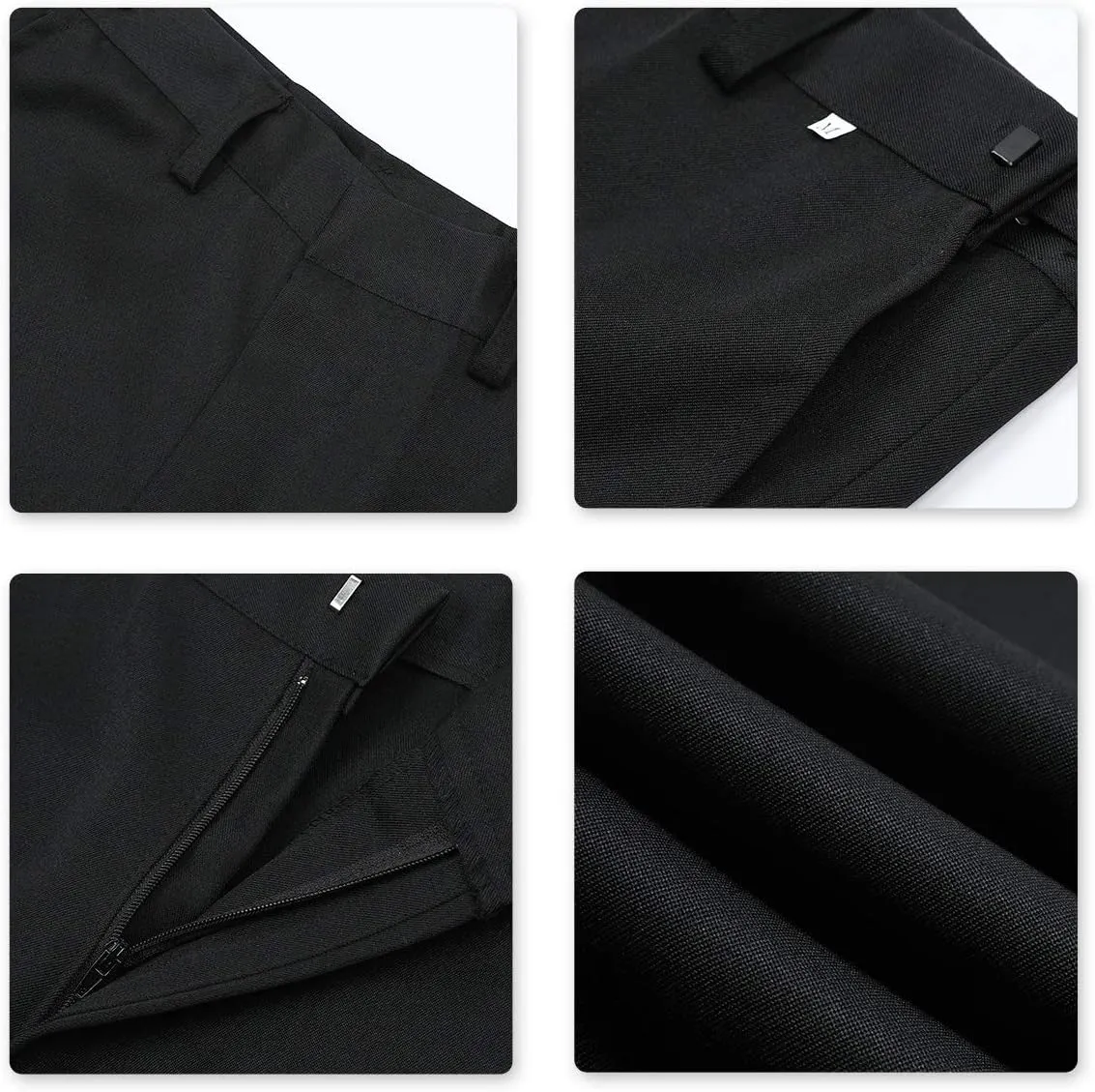 Cloudstyle Men's Tailcoat Formal Slim Fit 3-Piece Suit Dinner Jacket Swallow-Tailed Coat