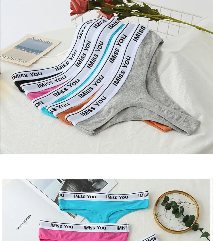 Cotton Mix Breathable Seamless Low Waist Seamless Women's Cotton Bottoms Briefs Underwear