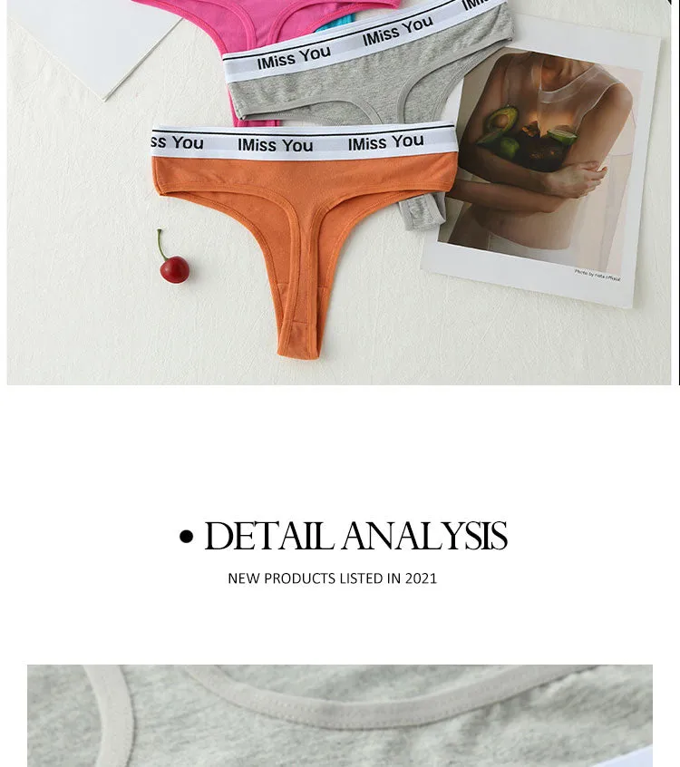 Cotton Mix Breathable Seamless Low Waist Seamless Women's Cotton Bottoms Briefs Underwear