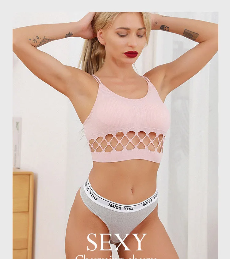 Cotton Mix Breathable Seamless Low Waist Seamless Women's Cotton Bottoms Briefs Underwear