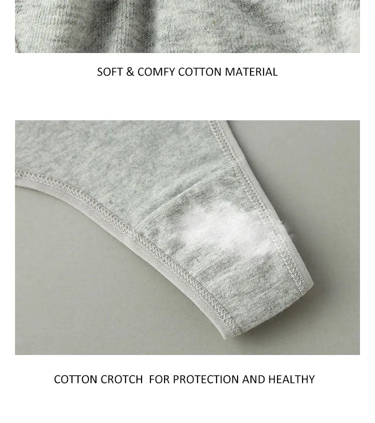 Cotton Mix Breathable Seamless Low Waist Seamless Women's Cotton Bottoms Briefs Underwear