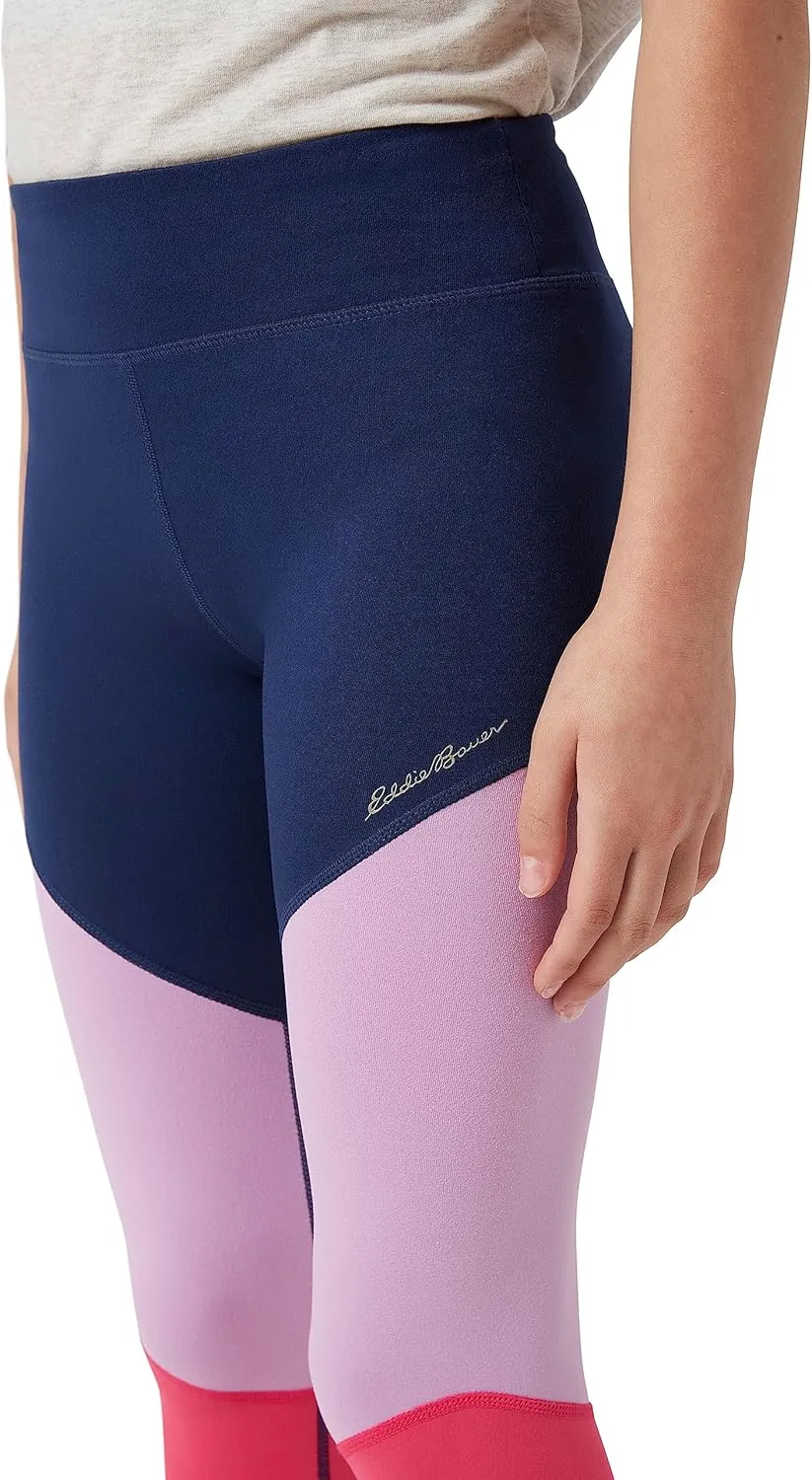Eddie Bauer Girls' Leggings - Performance Stretch Activewear Leggings - Yoga Pants with Pocket for Girls (5-16)