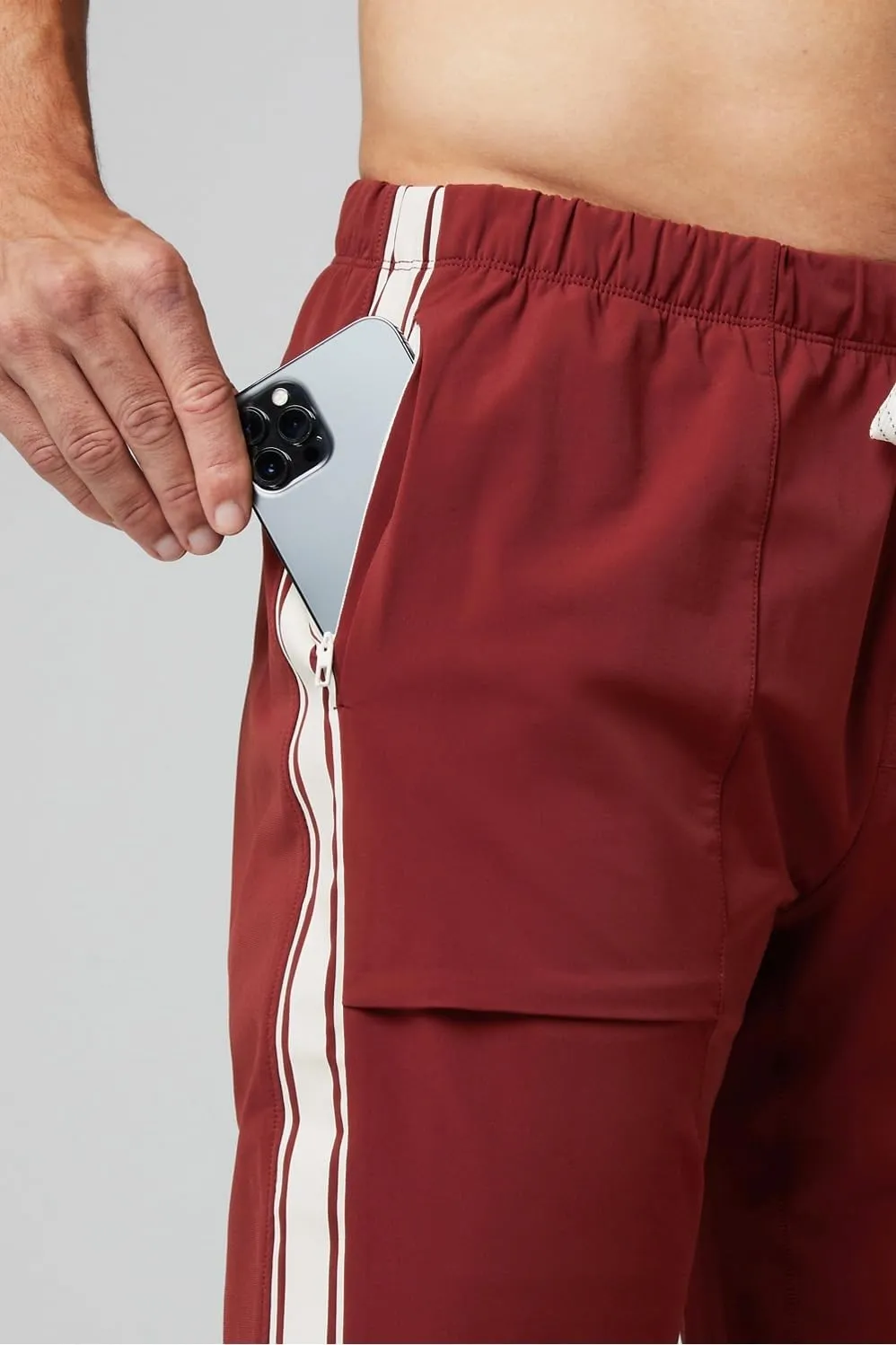 Fabletics Men's The One Jogger, Quick-Dry, Hidden Pockets, Zip Pockets, UPF Protection, Anti-Stink, Lightweight