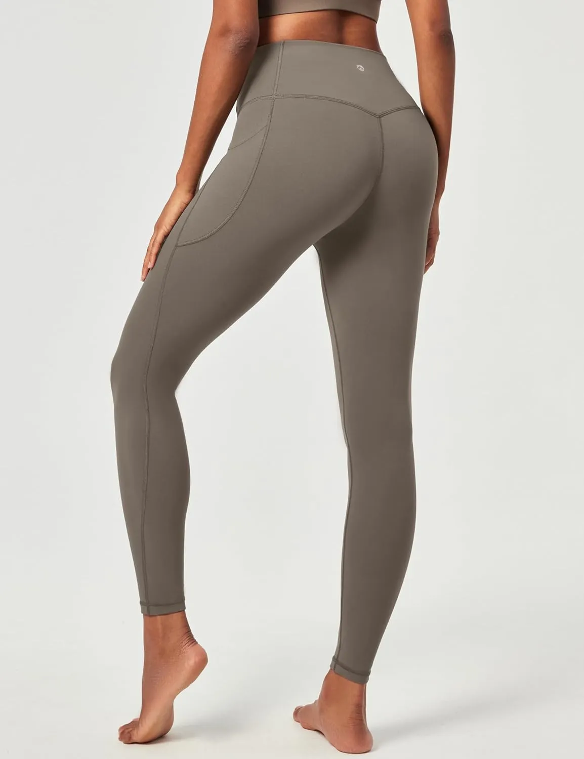 Heathyoga Compression Leggings for Women Tummy Control No Front Seam Leggings with Pockets for Women Workout Yoga Pants