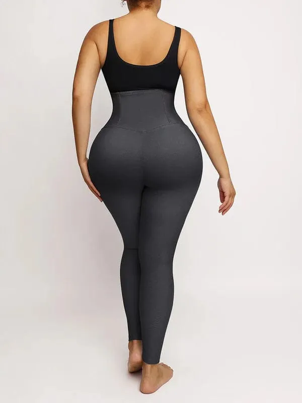 High Waist Denim Tummy Control Shaper Pants