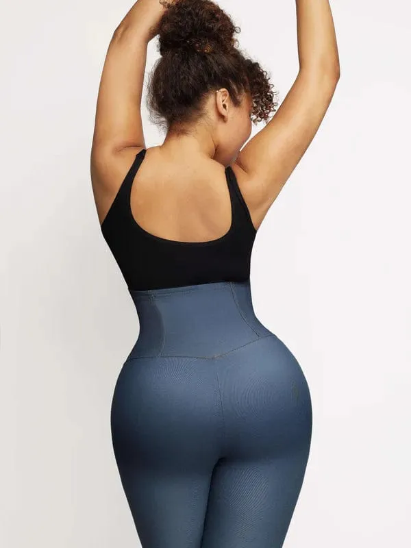 High Waist Denim Tummy Control Shaper Pants