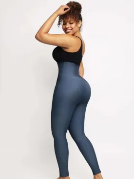 High Waist Denim Tummy Control Shaper Pants