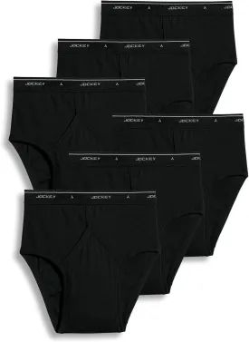 Jockey Men's Underwear Classic Low Rise Brief - 6 Pack