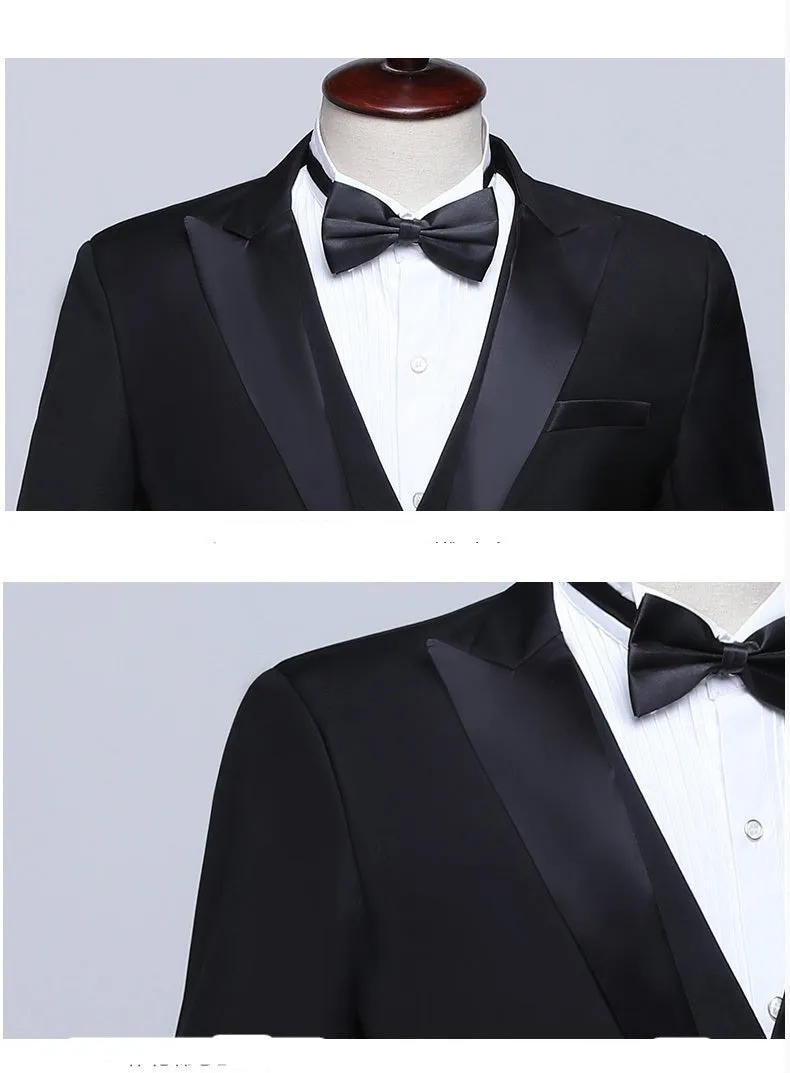 Male Classic Tailcoat Tuxedo Suits