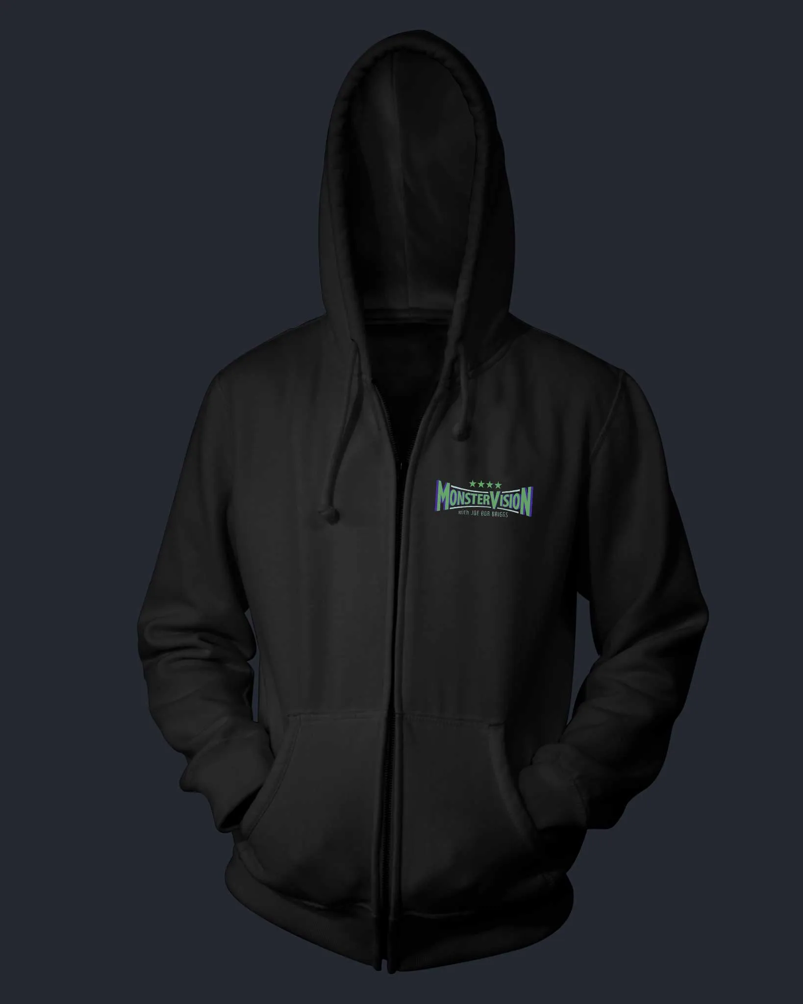 Monstervision V2 - Zippered Hoodie