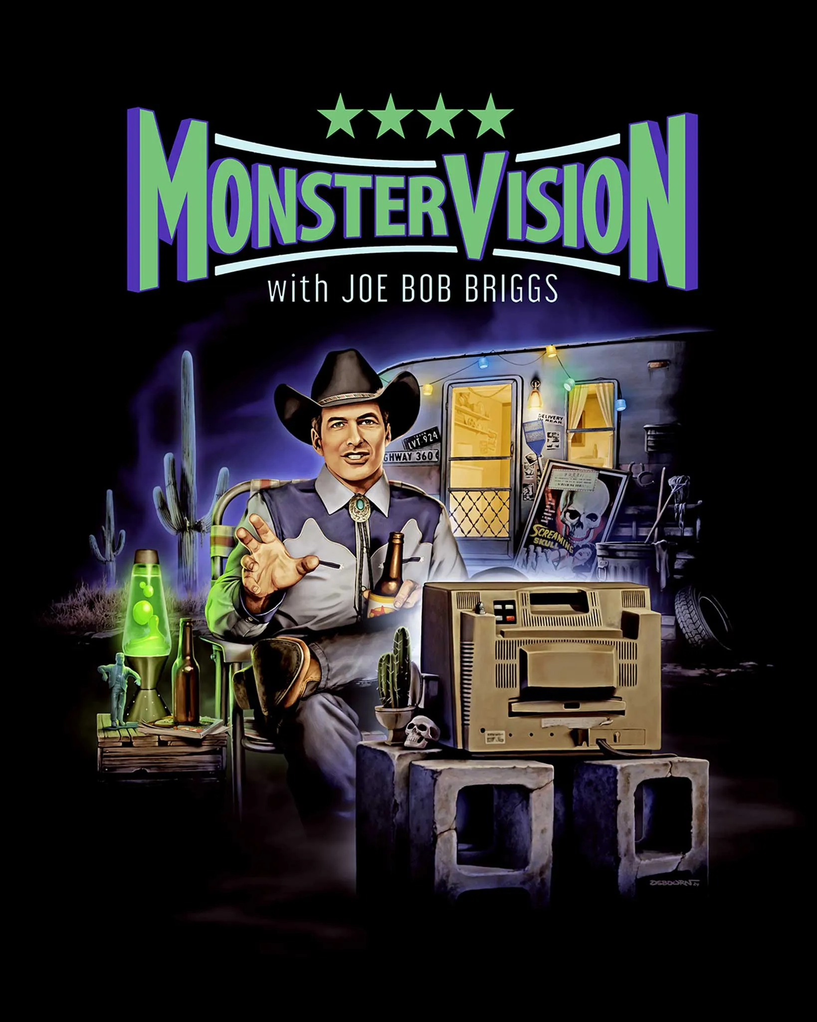 Monstervision V2 - Zippered Hoodie