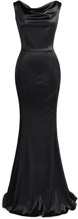 MUXXN Women's 30s Brief Elegant Mermaid Sleeveless Gowns Formal Evening Dress