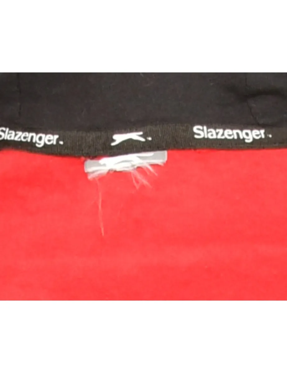 Red Printed Hoodie - M
