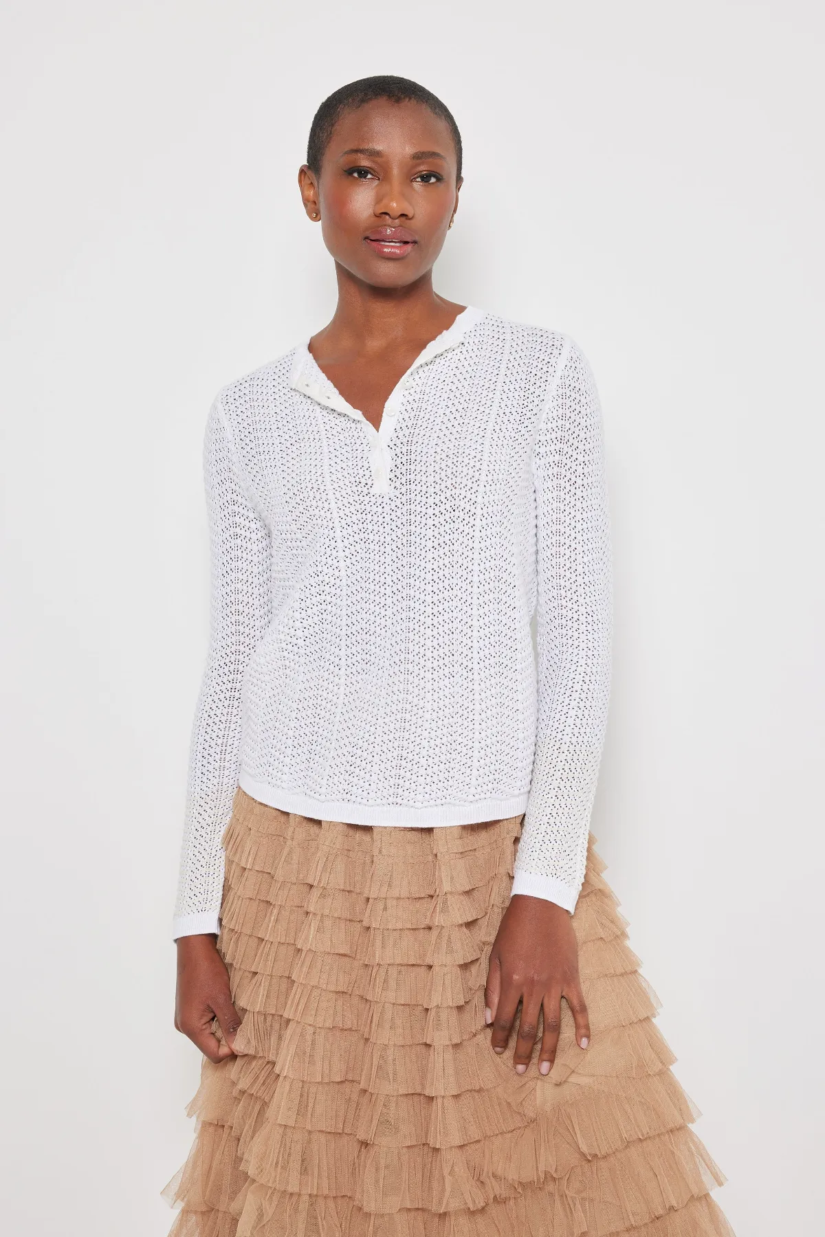 Self Love Open Stitch Henley