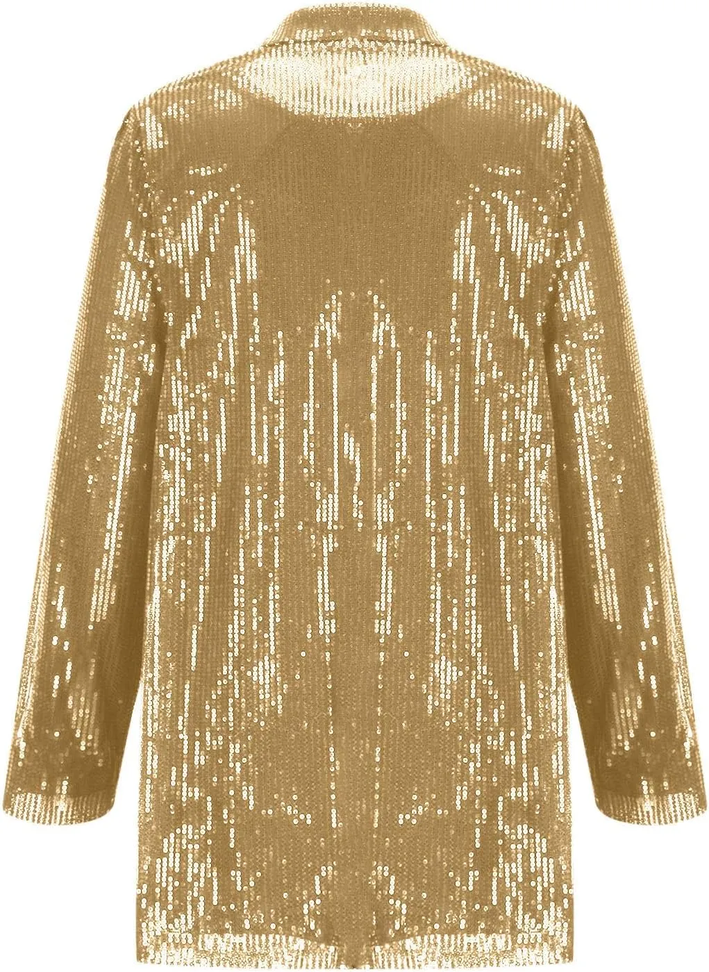 Sequin Blazer for Women Sparkly Jacket Cardigan Open Front Blazer Plus Size Outerwear Formal Jacket for Evening Gown