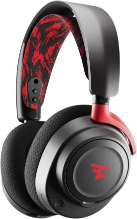 SteelSeries Arctis Nova 7 FaZe Clan Edition Multi-Platform Premium Wireless Gaming Headset  Limited Edition  Dual Wireless 2.4 GHz & Bluetooth 38 HR Fast Charge Battery  PC, PS, Mac, Mobile, Switch