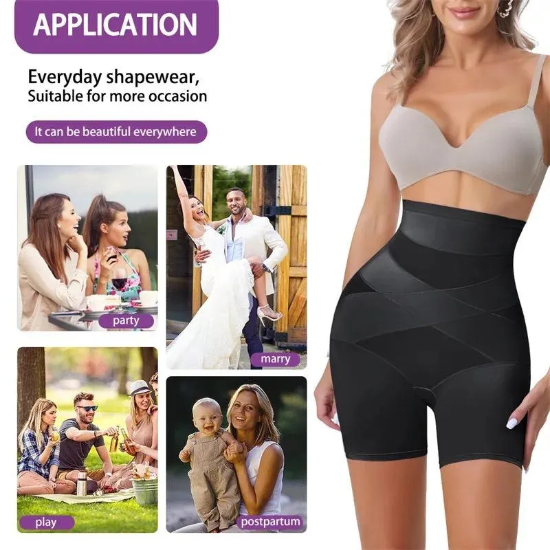 Women High Waist Trainer Body Shaper Panties 35039